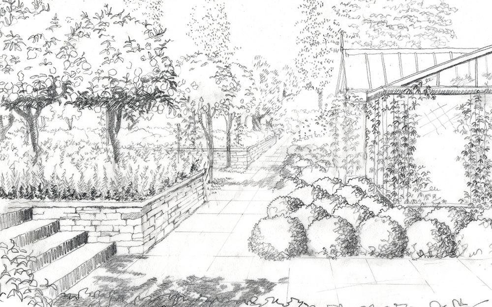 Landscape design at  Cote D'Azur