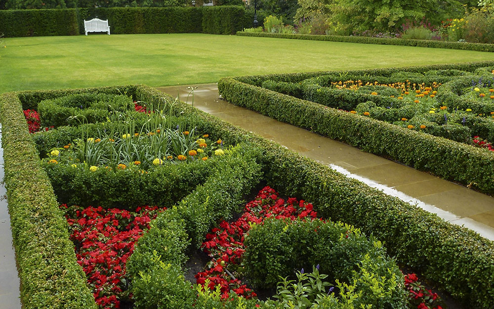 Landscape design at Hanover Lodge London