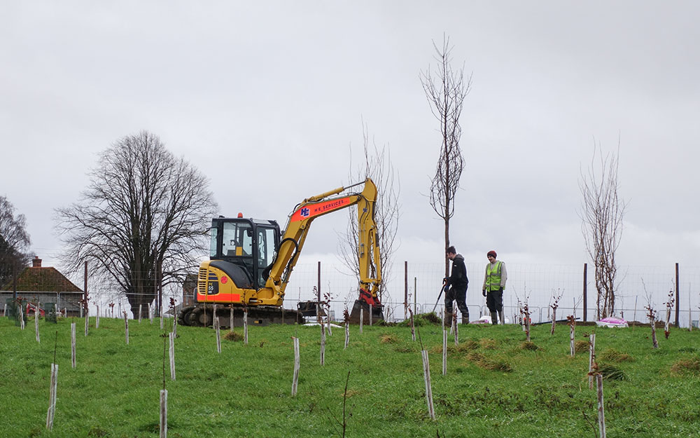 Landscape design at Ramsbury, Wiltshire