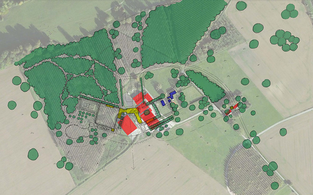 Landscape design at Ramsbury, Wiltshire