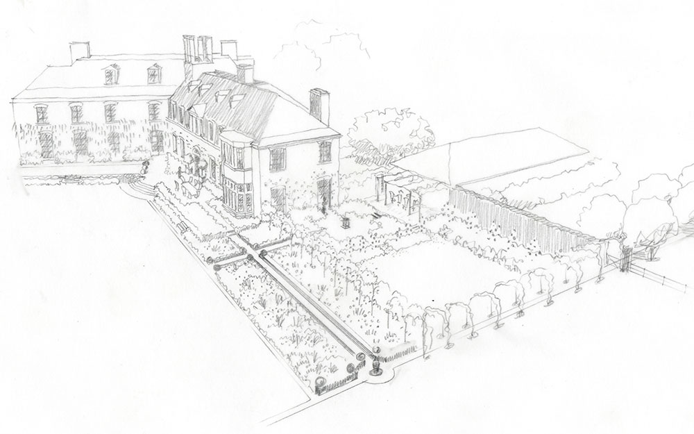 Landscape design at Ramsbury, Wiltshire