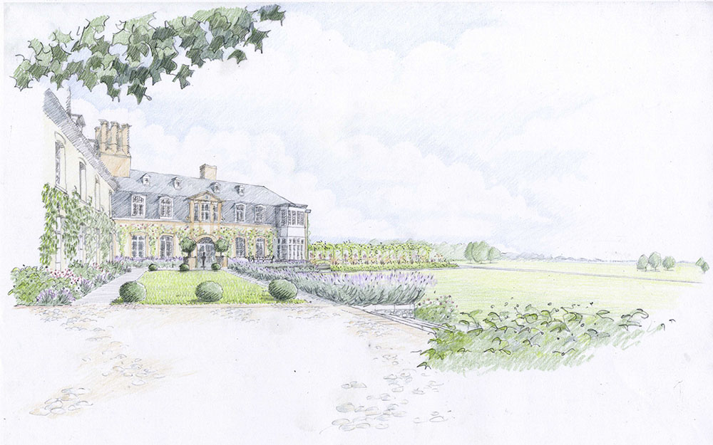 Landscape design at Ramsbury, Wiltshire