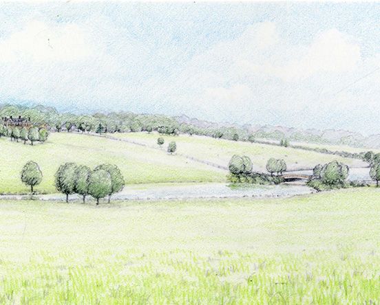 Landscape design parkland hampshire